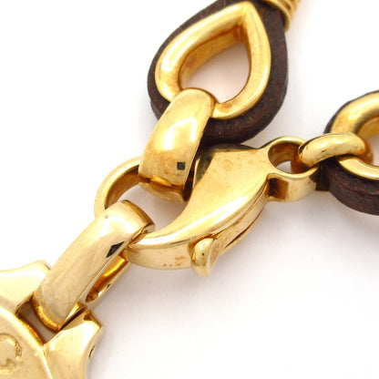 Bvlgari Choker Horoscope Leather 18k Yellow Gold 18k White Brown Constellation — view 4