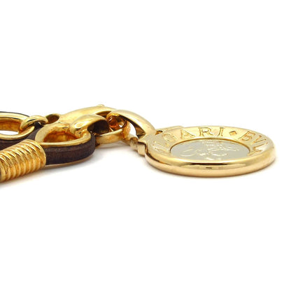 Bvlgari Choker Horoscope Leather 18k Yellow Gold 18k White Brown Constellation — view 7