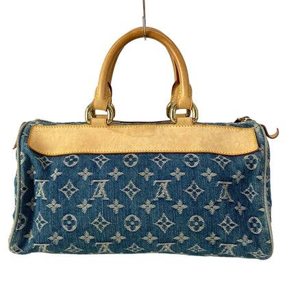 Louis Vuitton Handbag Monogram Denim Neo Speedy Blue Cotton — view 3