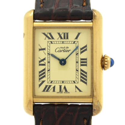 Cartier Watch Must Tank Ivory