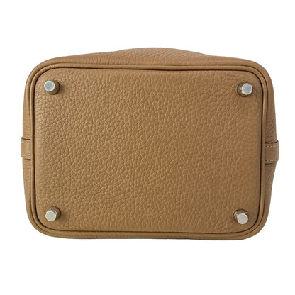 Hermes Handbag Picotin Lock PM Halzan Silver — view 5
