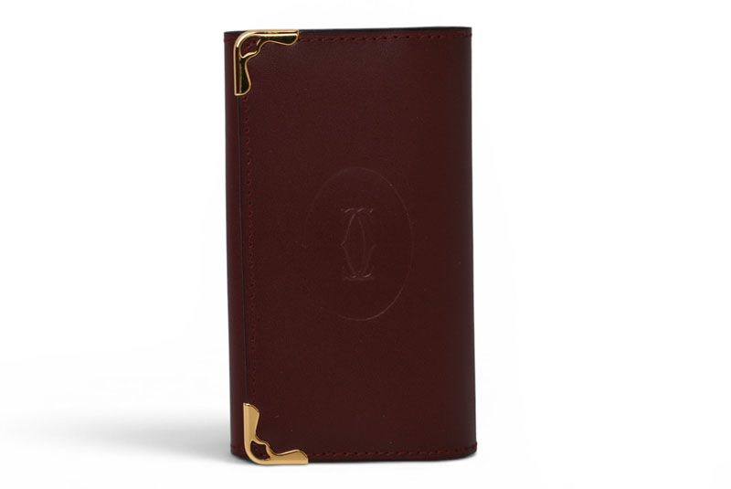 Cartier Key Case Key Holder Vintage 6 Must de Cartier Bordeaux 2C Logo — view 2
