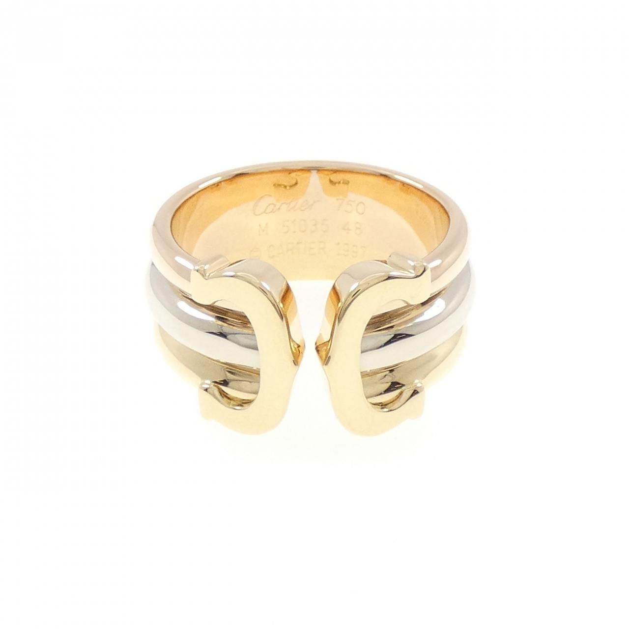 Cartier 2C Ring Gold — view 2