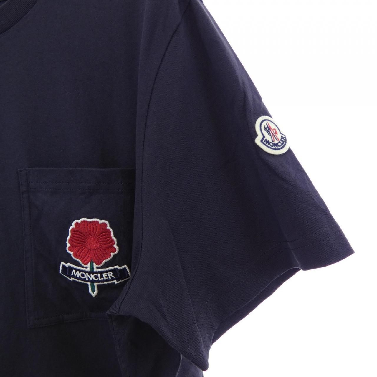 Moncler T-Shirt Navy — view 6
