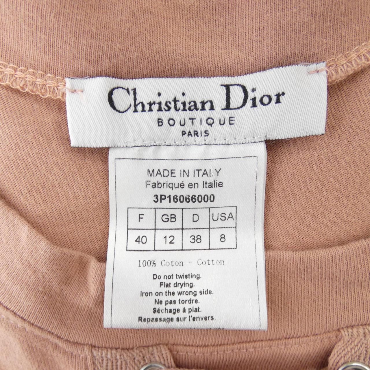 Dior Cut Dress Pink — view 3