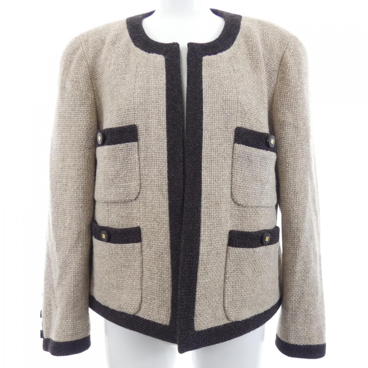 Chanel Vintage Collarless Jacket