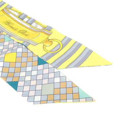 Hermes Twilly Scarf Yellow — view 2