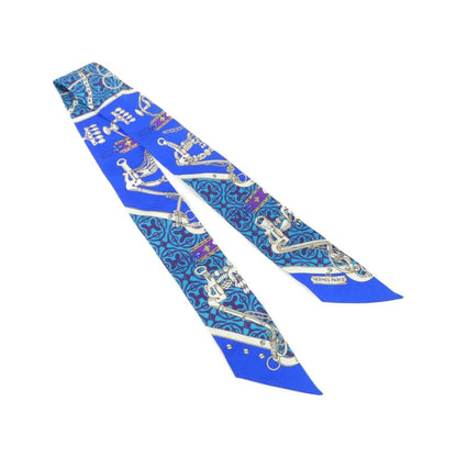Hermes Twilly Scarf Blue