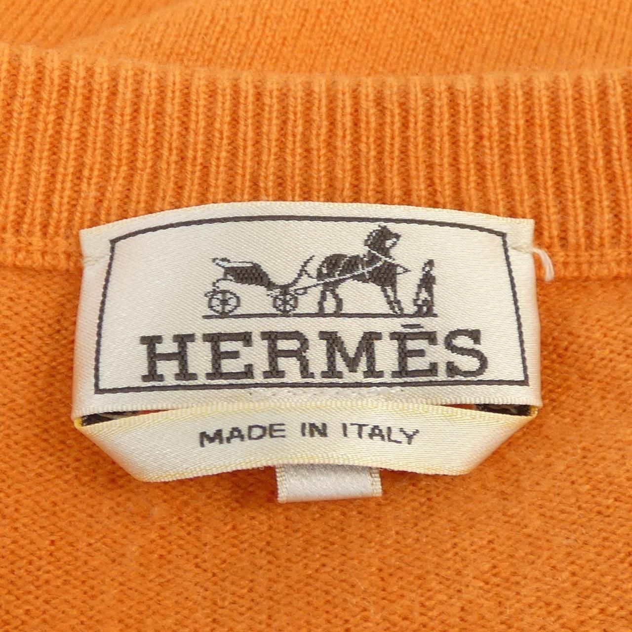 Hermes Knit Sweater Orange — view 4