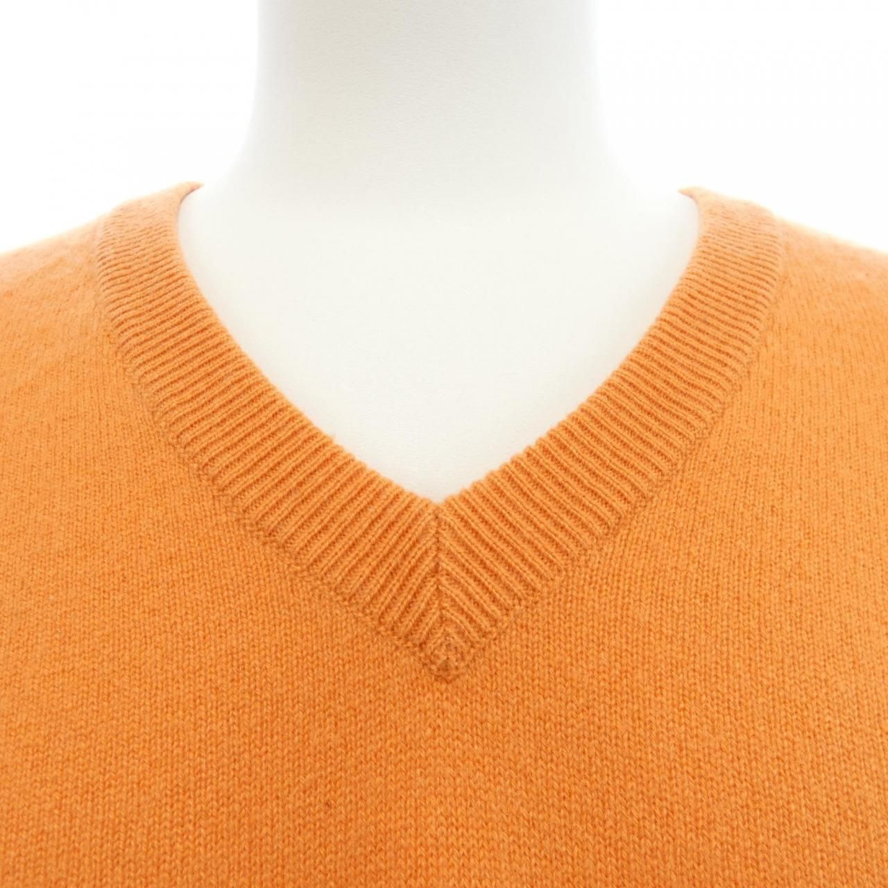 Hermes Knit Sweater Orange — view 5