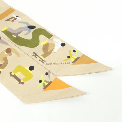 Hermes Figures Libres Twilly Scarf — view 2