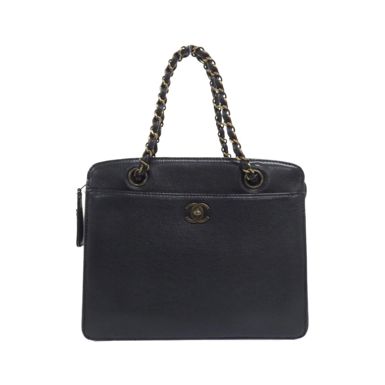 Chanel Vintage Bag Handbag Black