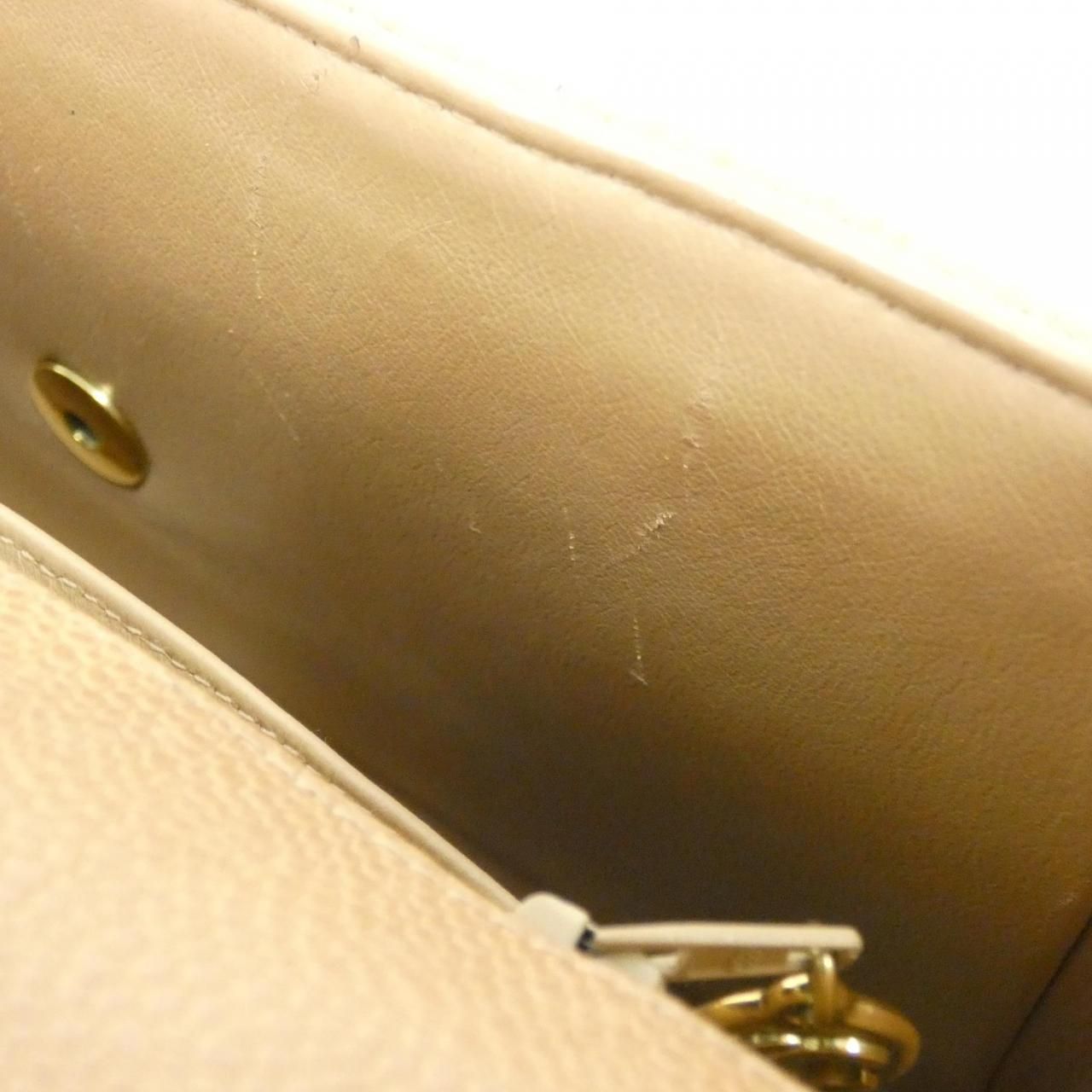 Chanel Vintage Bag Handbag Beige — view 9