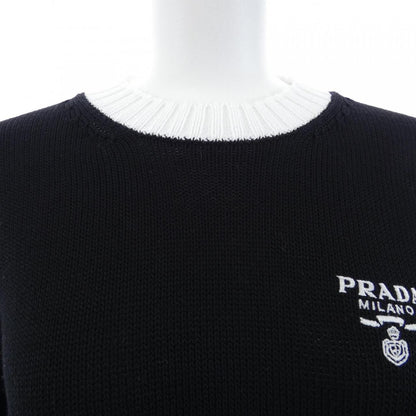 Prada Cotton Crew Neck Sweater Knit — view 5