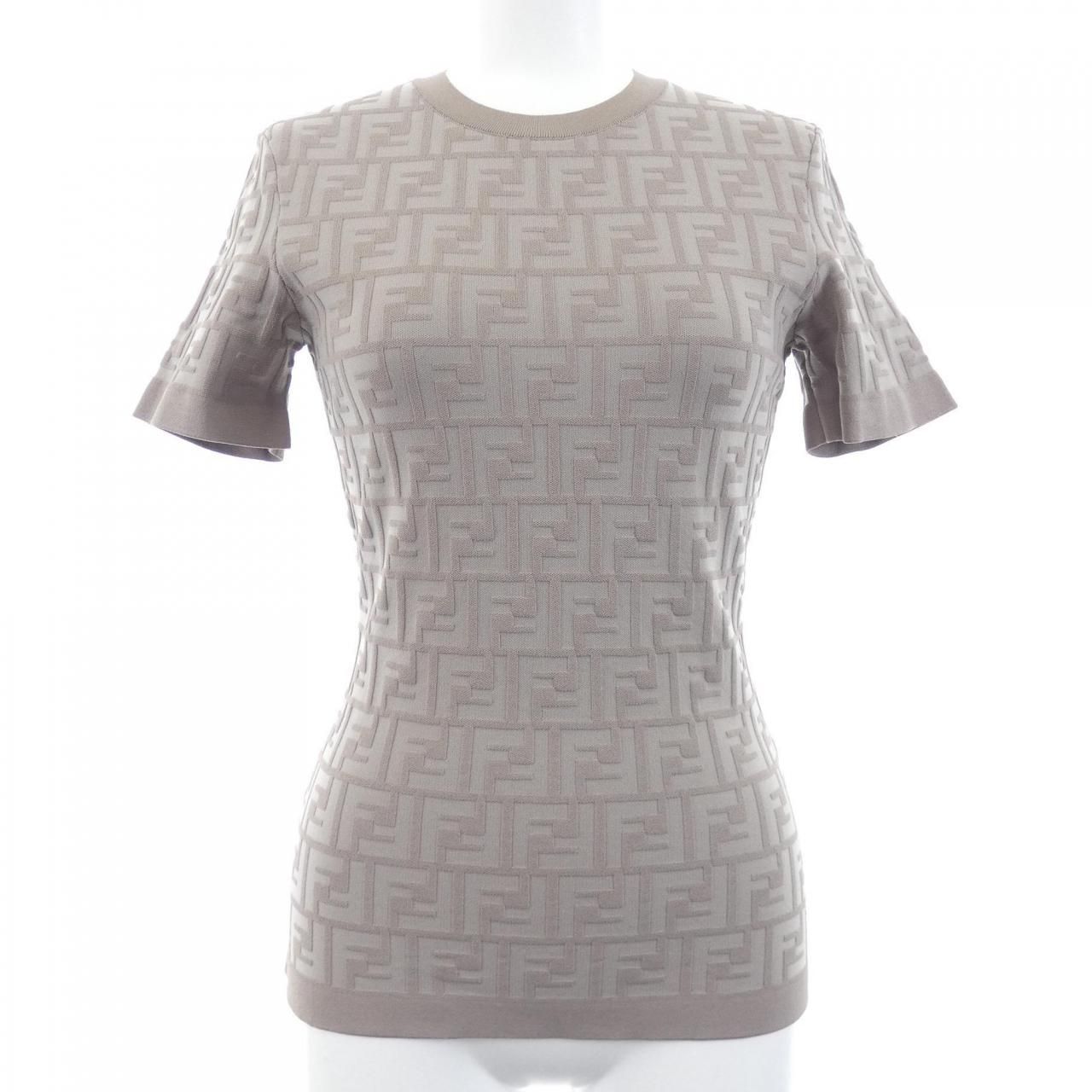 Fendi Knit Sweater Beige