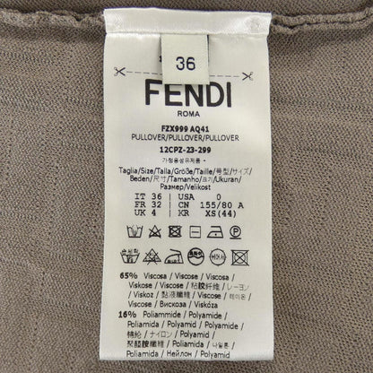 Fendi Knit Sweater Beige — view 3