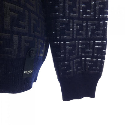 Fendi Embroidered Cotton Sweatshirt Aauq Knit — view 6