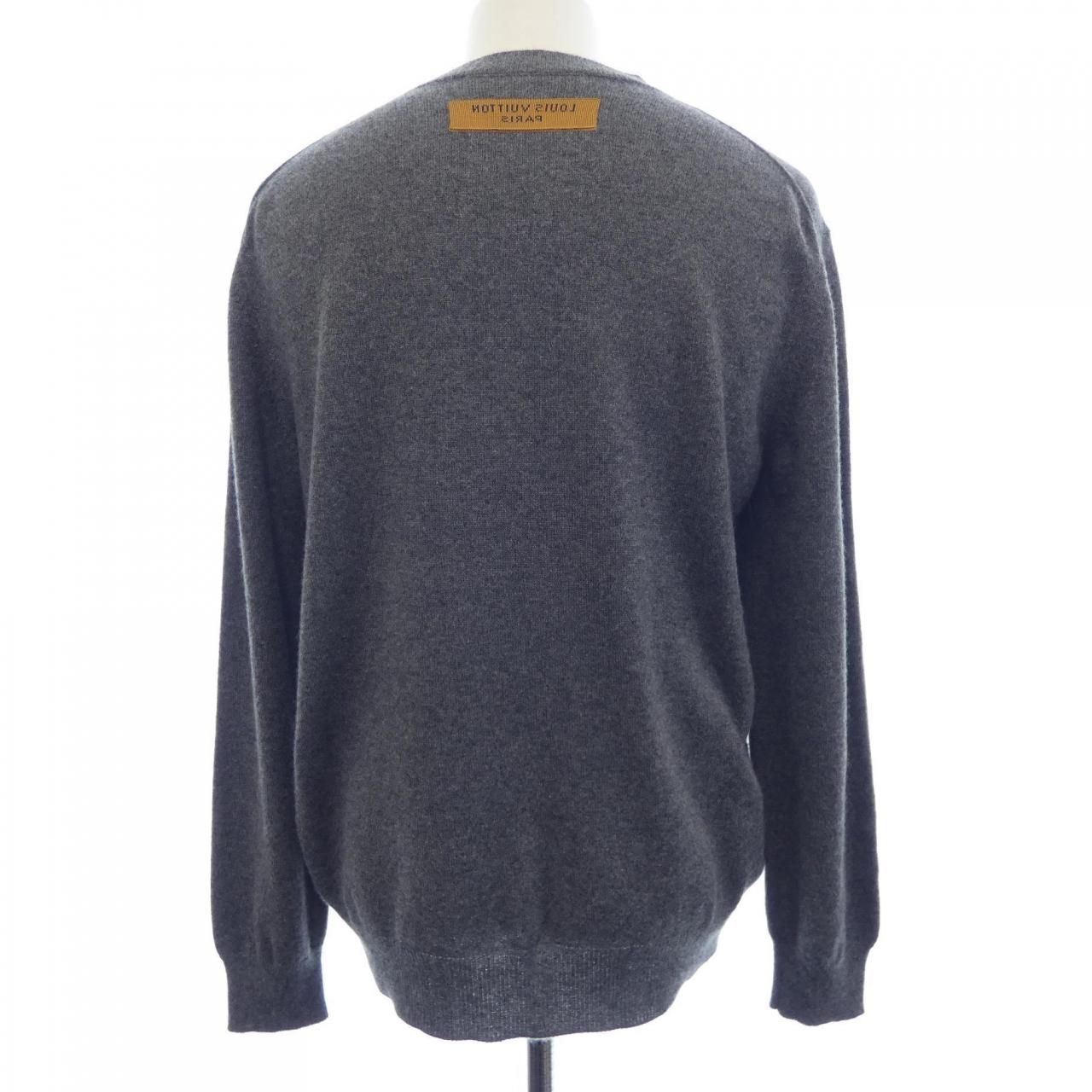 Louis Vuitton LV Embossed Cashmere Cleave Neck Knit Sweater — view 2