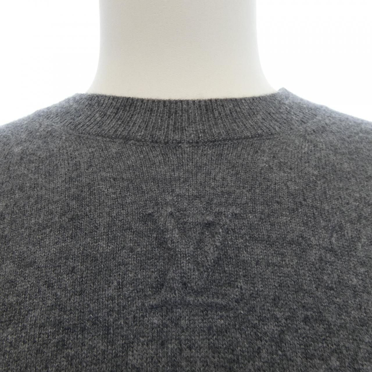 Louis Vuitton LV Embossed Cashmere Cleave Neck Knit Sweater — view 5