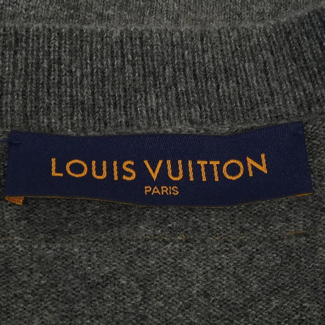 Louis Vuitton LV Embossed Cashmere Cleave Neck Knit Sweater — view 4