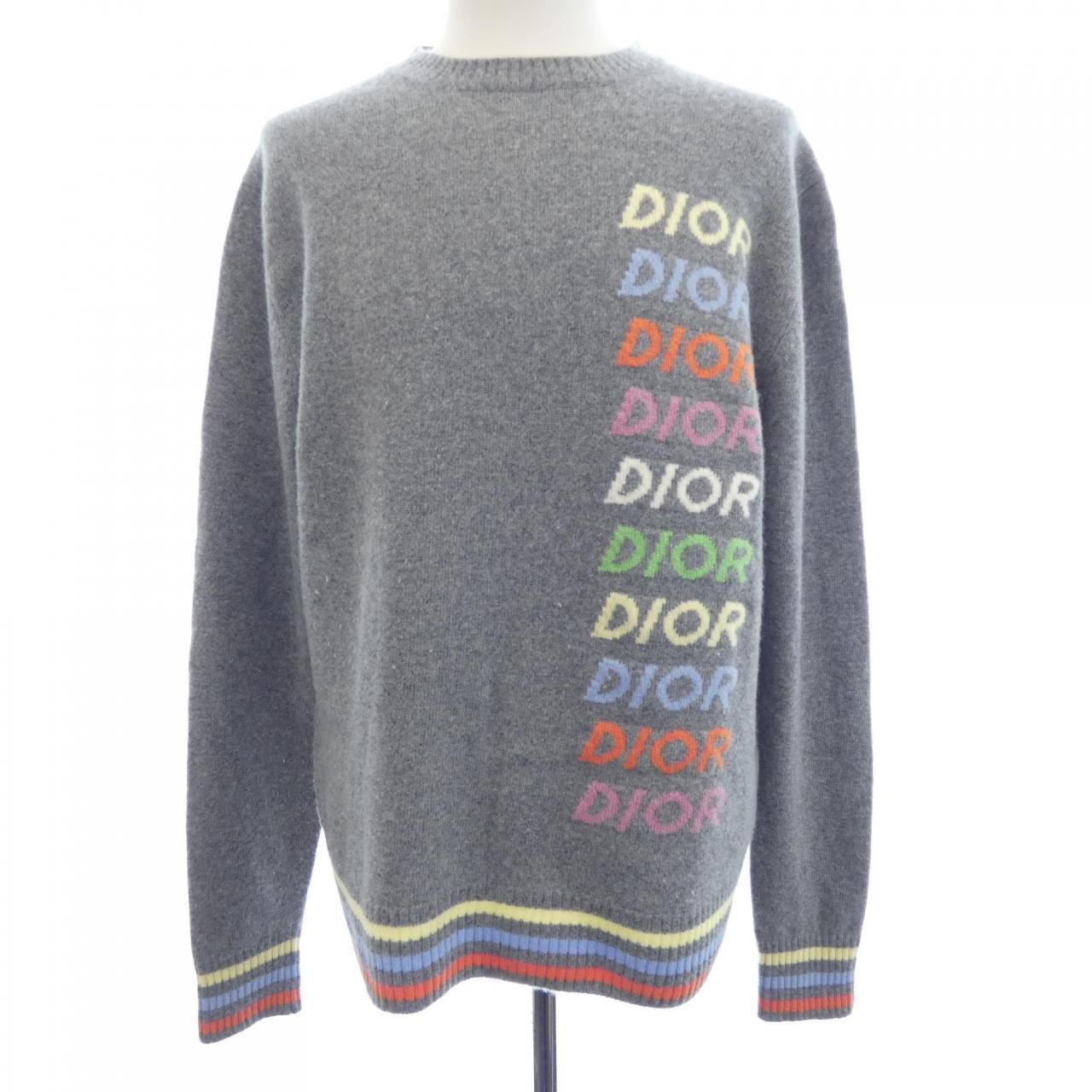 Dior Knit Sweater Gray