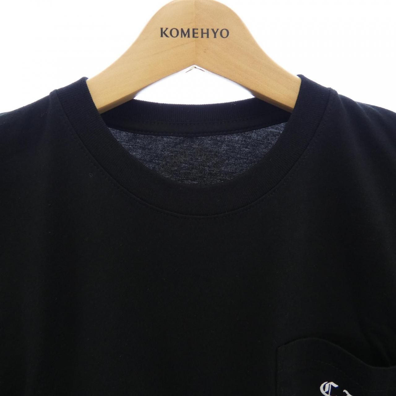 Chrome Hearts Osaka Limited Vertical Logo Scroll Label T-Shirt — view 5