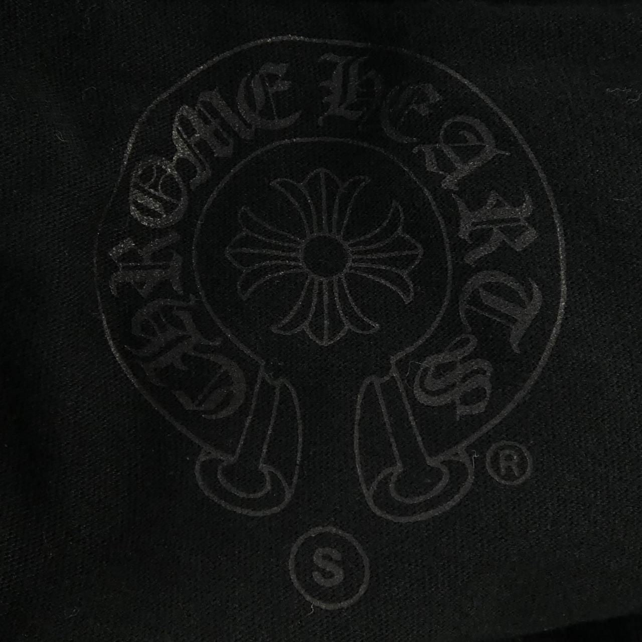 Chrome Hearts Osaka Limited Vertical Logo Scroll Label T-Shirt — view 4