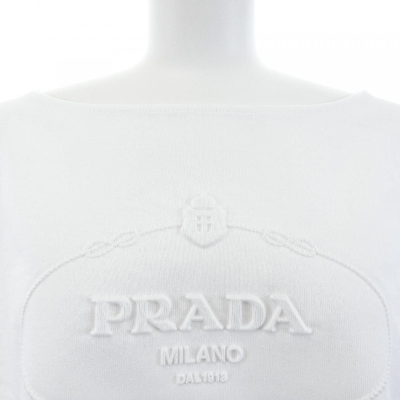 Prada Triangle Logo T-Shirt — view 5