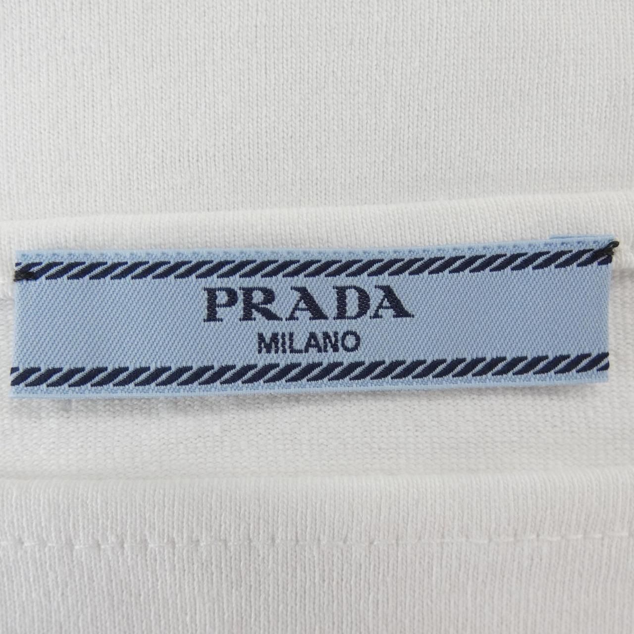 Prada Triangle Logo T-Shirt — view 4