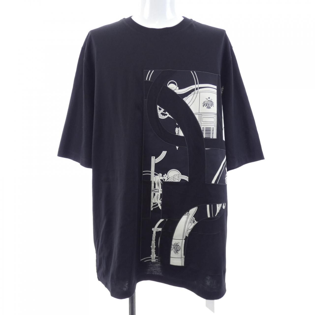 Hermes Exlibris T-Shirt Black