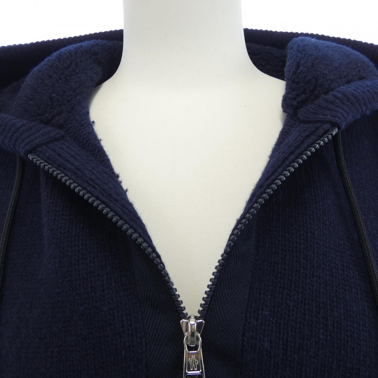 Moncler Hoodie Navy — view 5