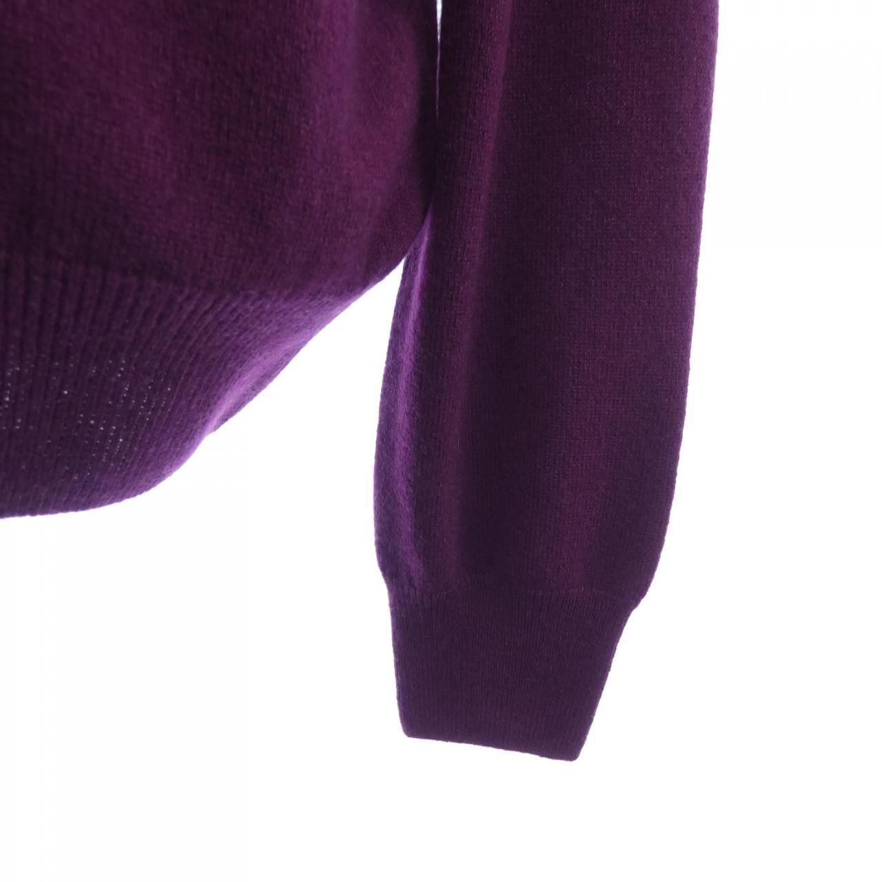 Hermes Knit Sweater Purple — view 6