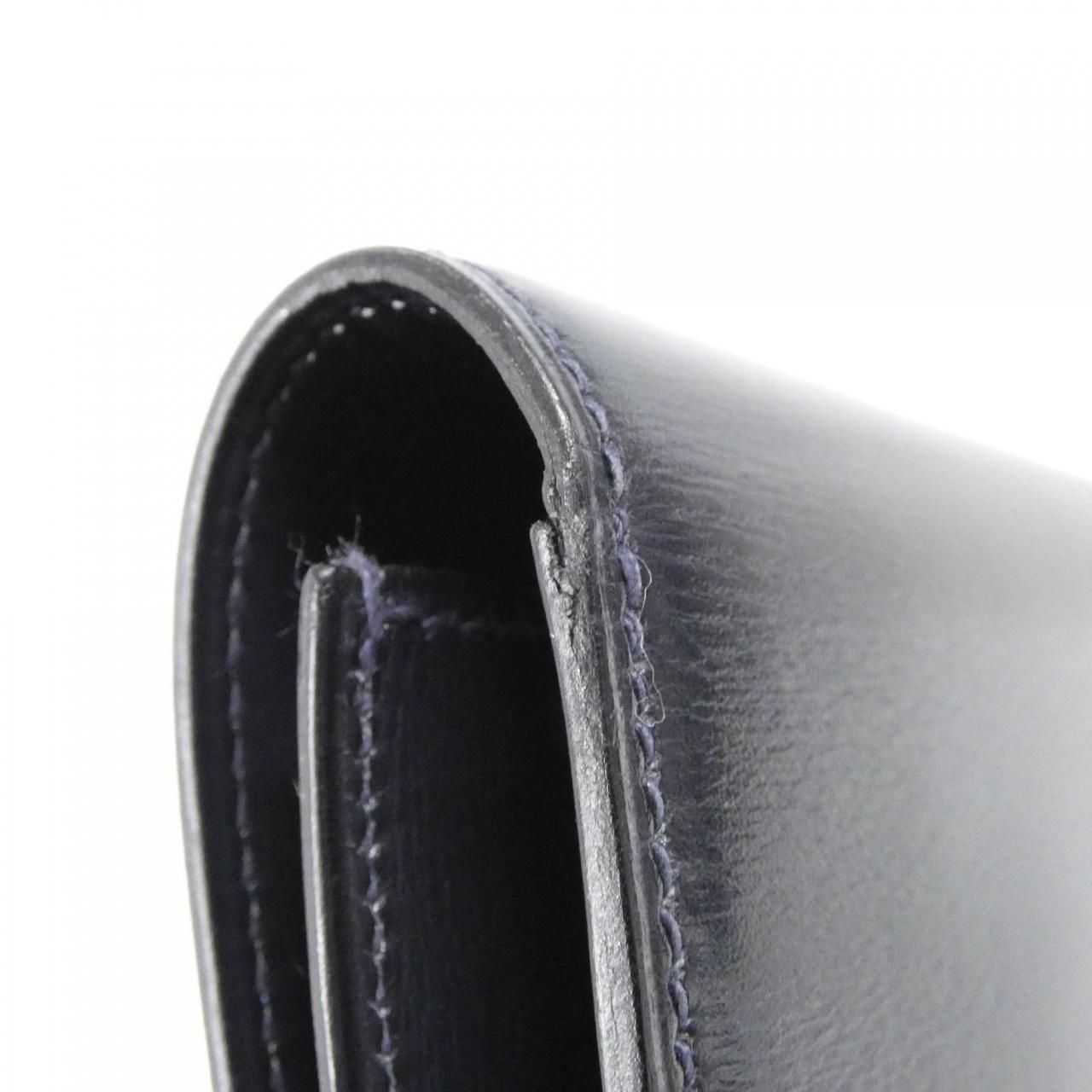 Hermes Vintage Bag Handbag Navy — view 7