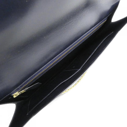 Hermes Vintage Bag Handbag Navy — view 9