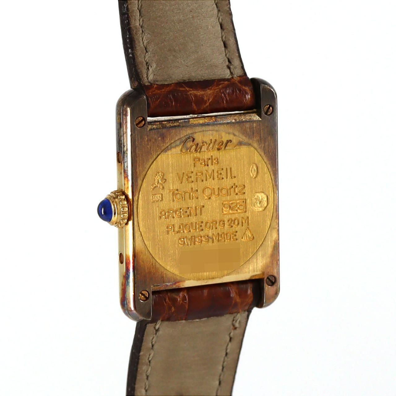 Cartier Must Tank SM Quartz Watch — view 3