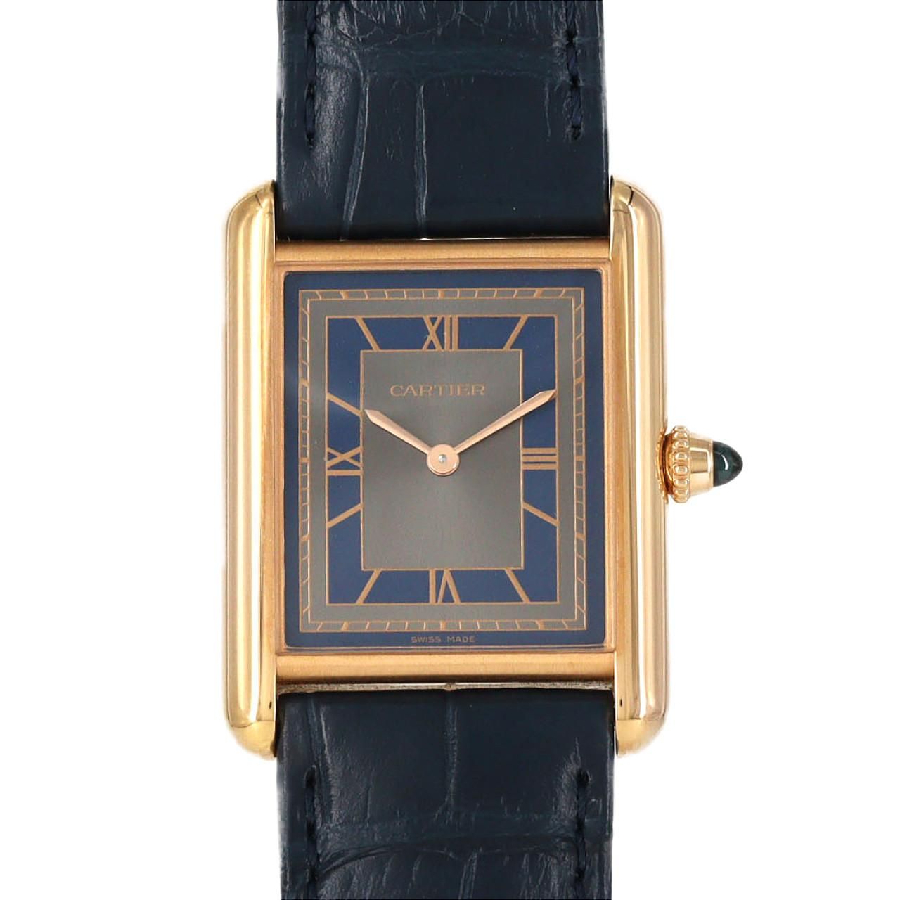 Cartier Tank Louis LM PG RG Manual Winding Watch