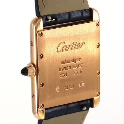Cartier Tank Louis LM PG RG Manual Winding Watch — view 4