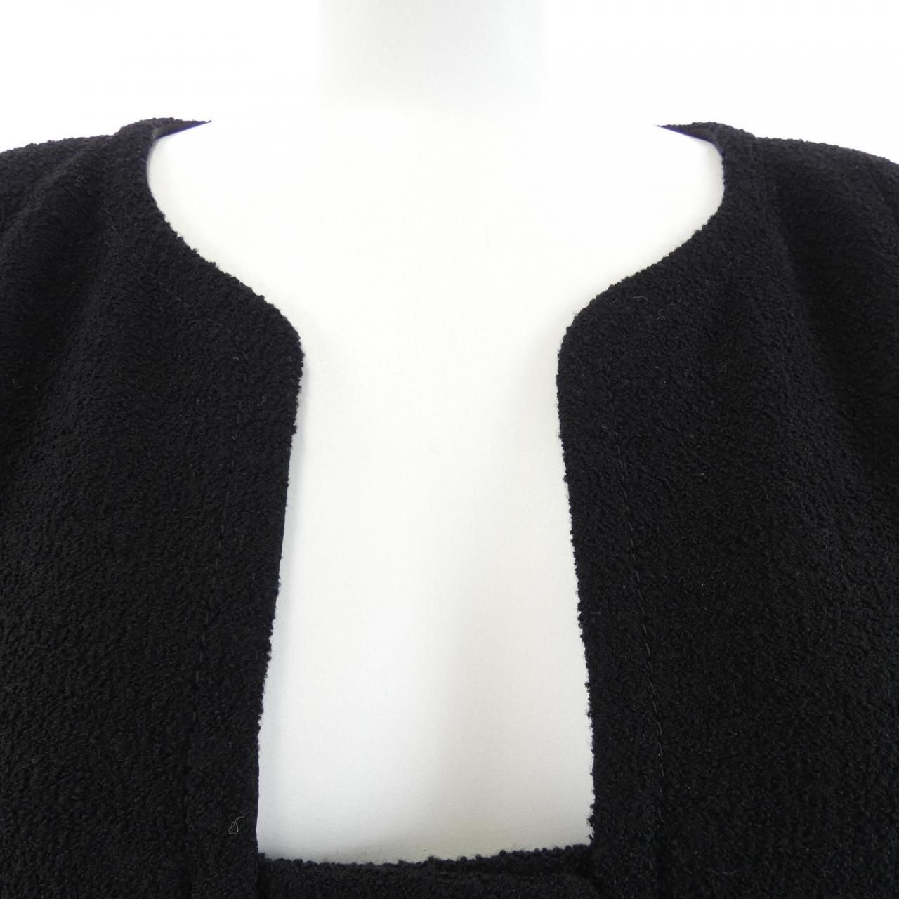 Chanel Collarless Jacket Black — view 6