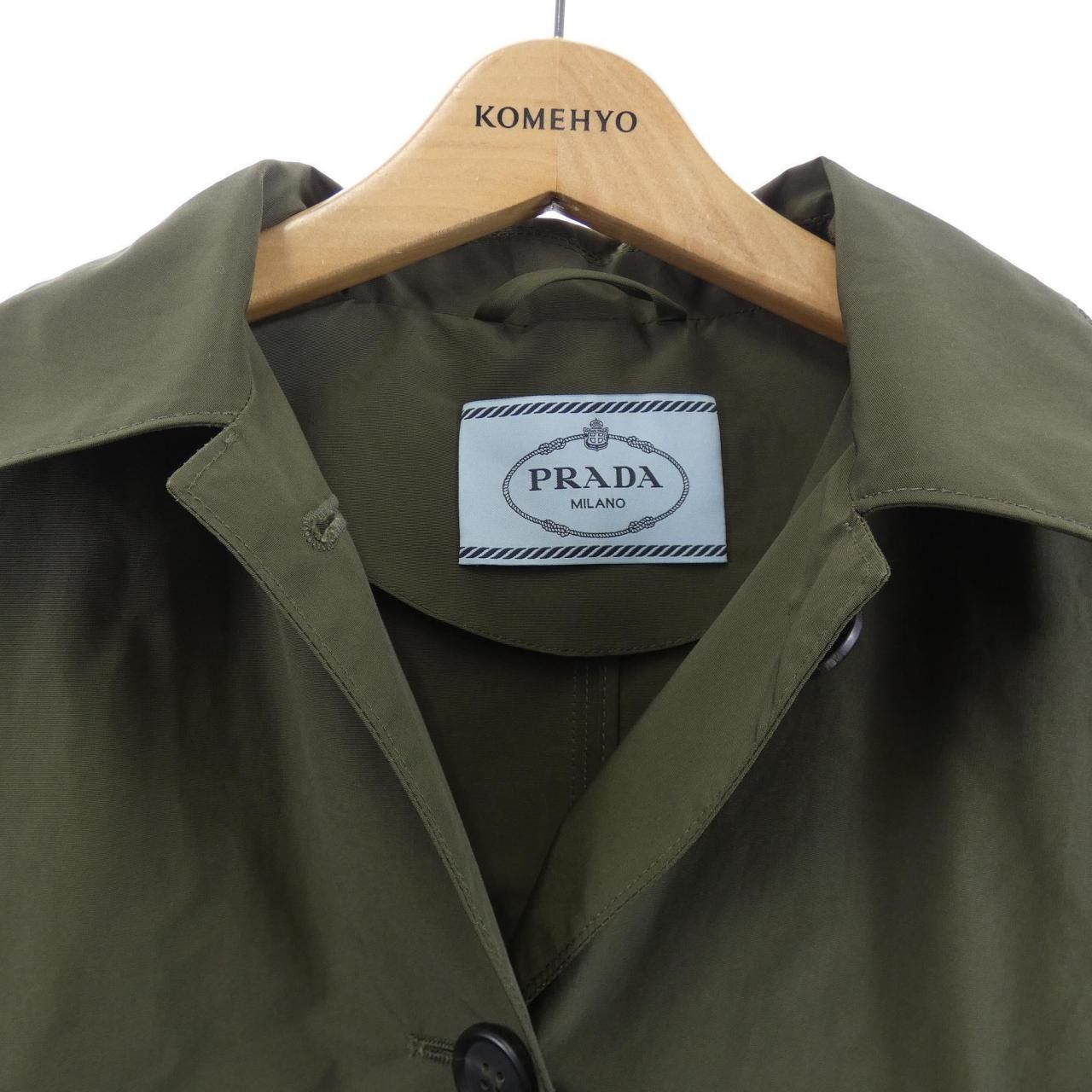 Prada Coat Khaki — view 5
