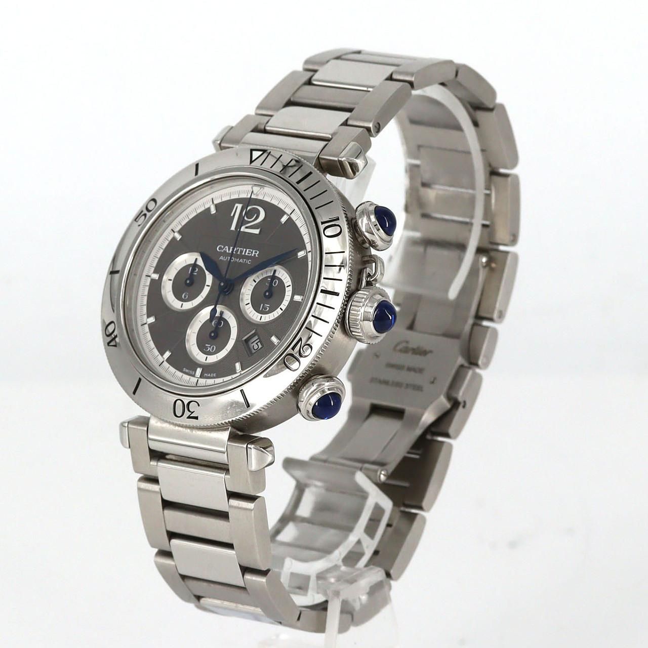 Cartier Pasha de Cartier Chronograph SS Automatic Winding Watch — view 2