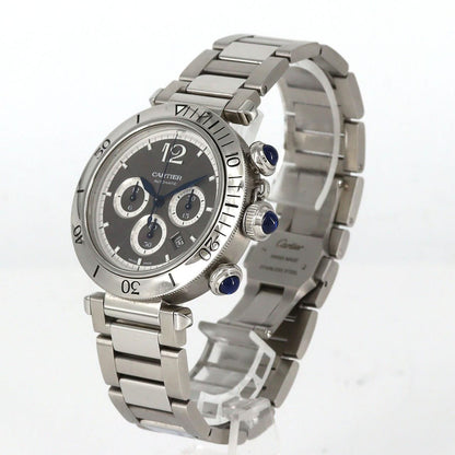 Cartier Pasha de Cartier Chronograph SS Automatic Winding Watch — view 2