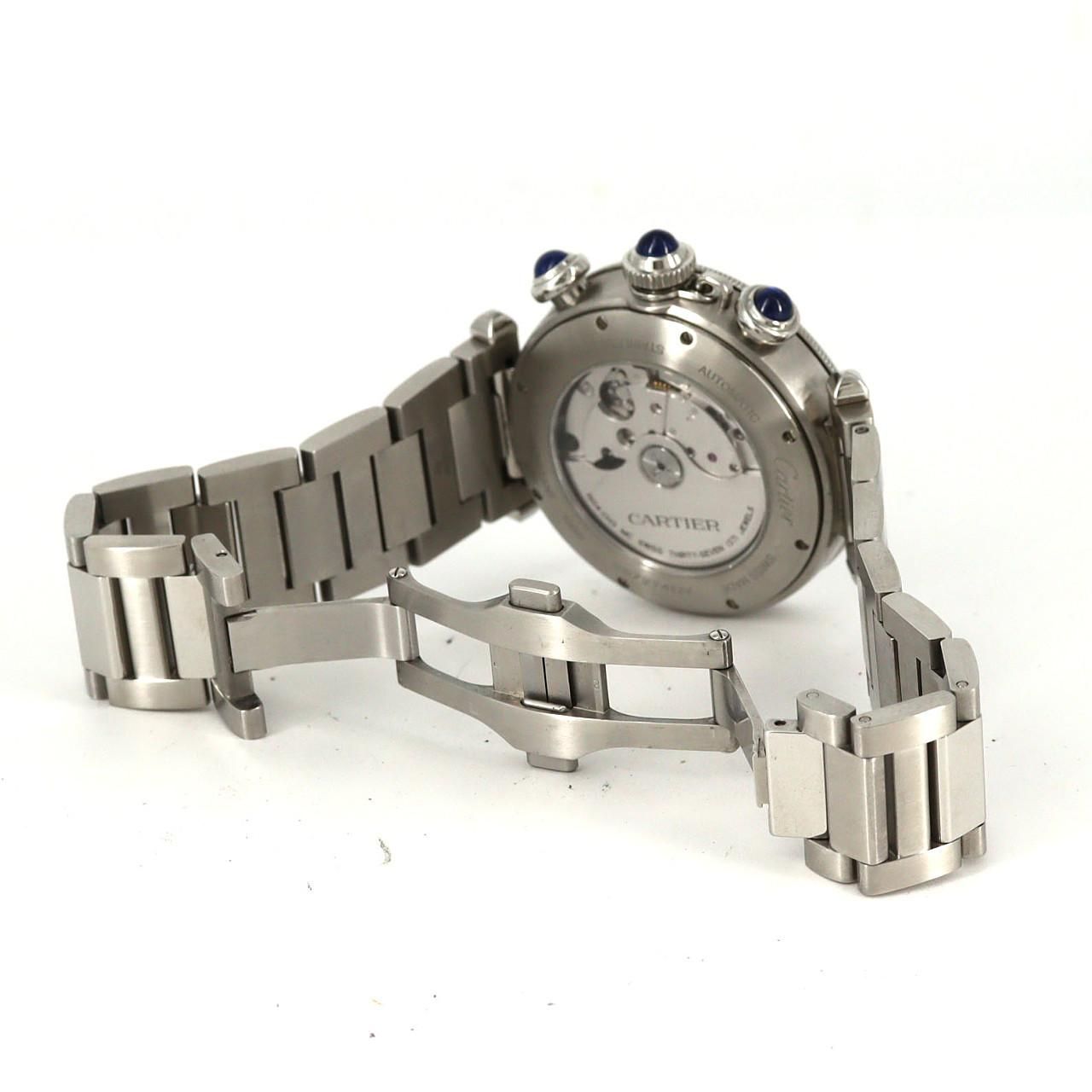 Cartier Pasha de Cartier Chronograph SS Automatic Winding Watch — view 6