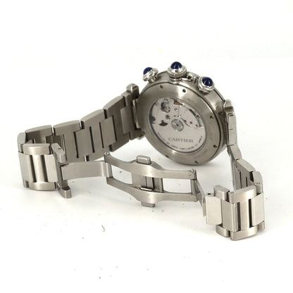 Cartier Pasha de Cartier Chronograph SS Automatic Winding Watch — view 6