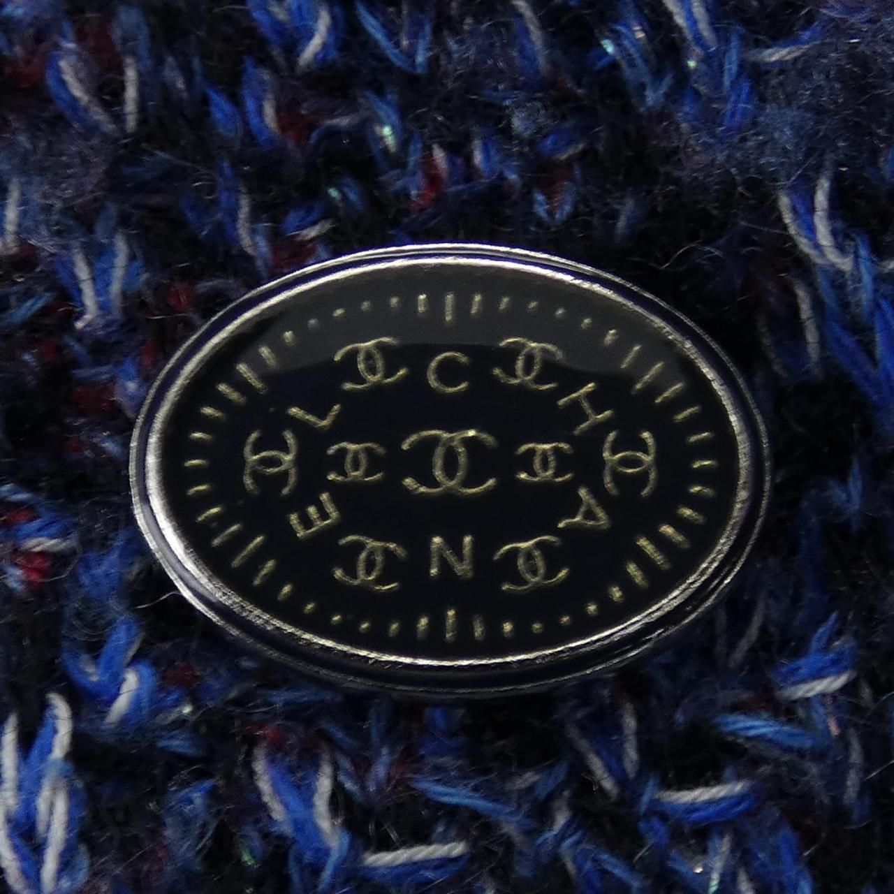 Chanel Knit Sweater Navy — view 8