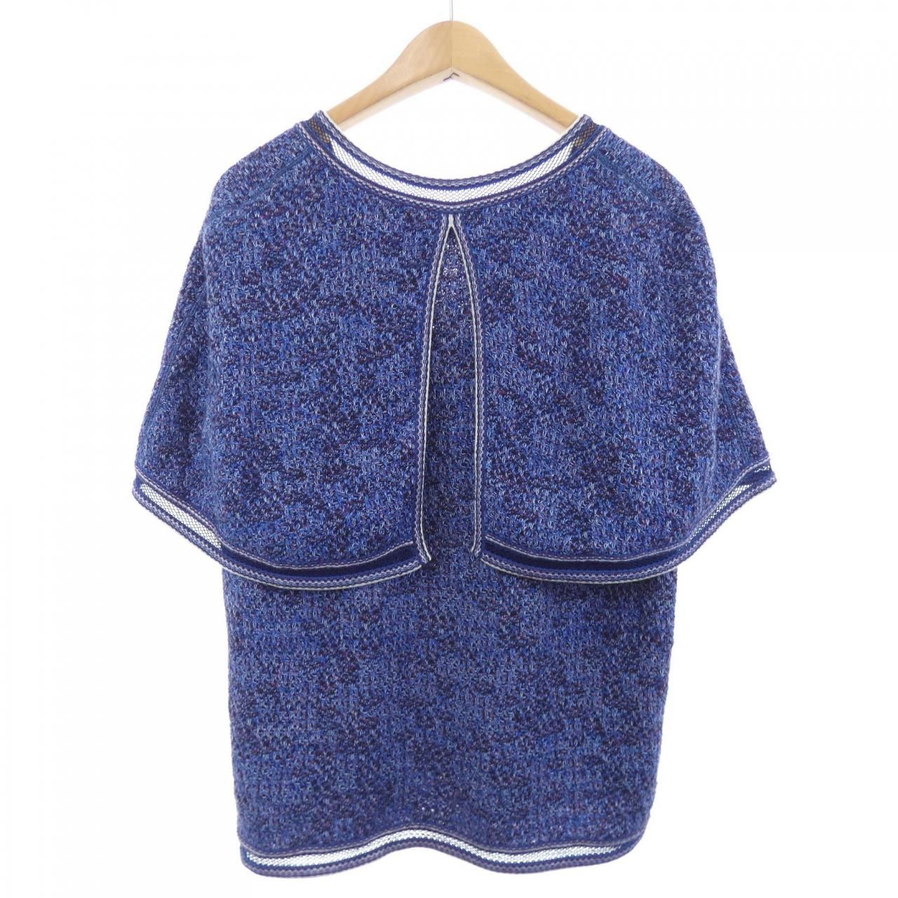 Chanel Knit Sweater Navy — view 2