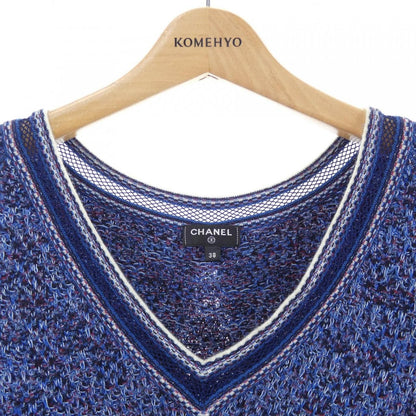 Chanel Knit Sweater Navy — view 6
