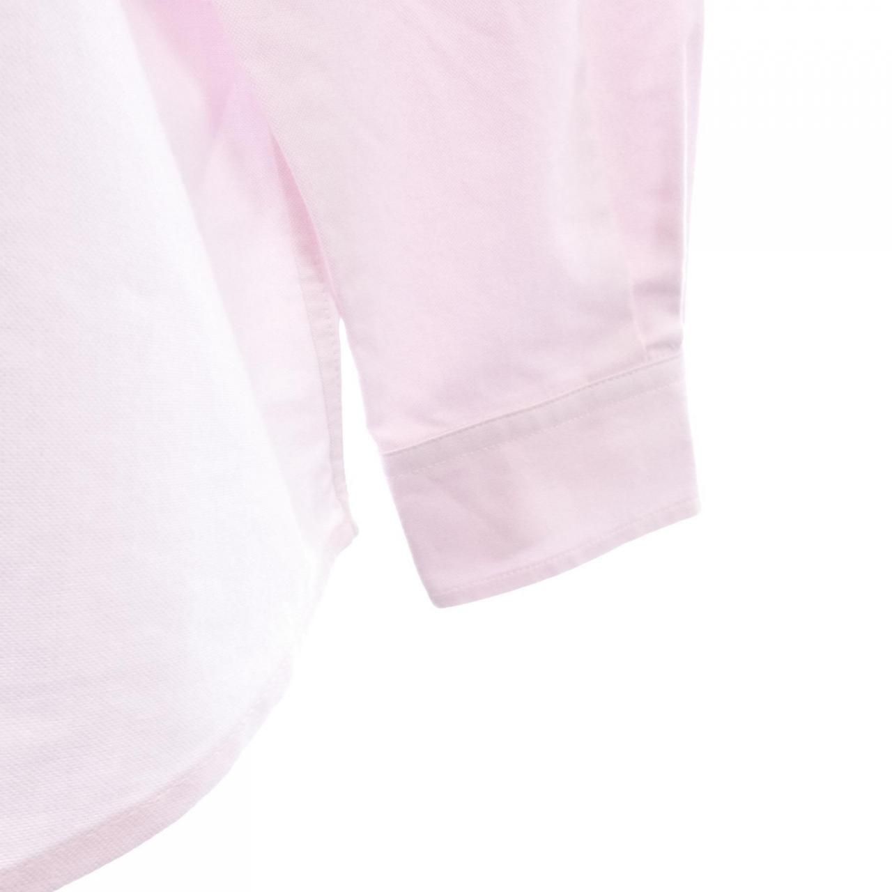 Prada Embroidered Oxford Cotton Shirt — view 6