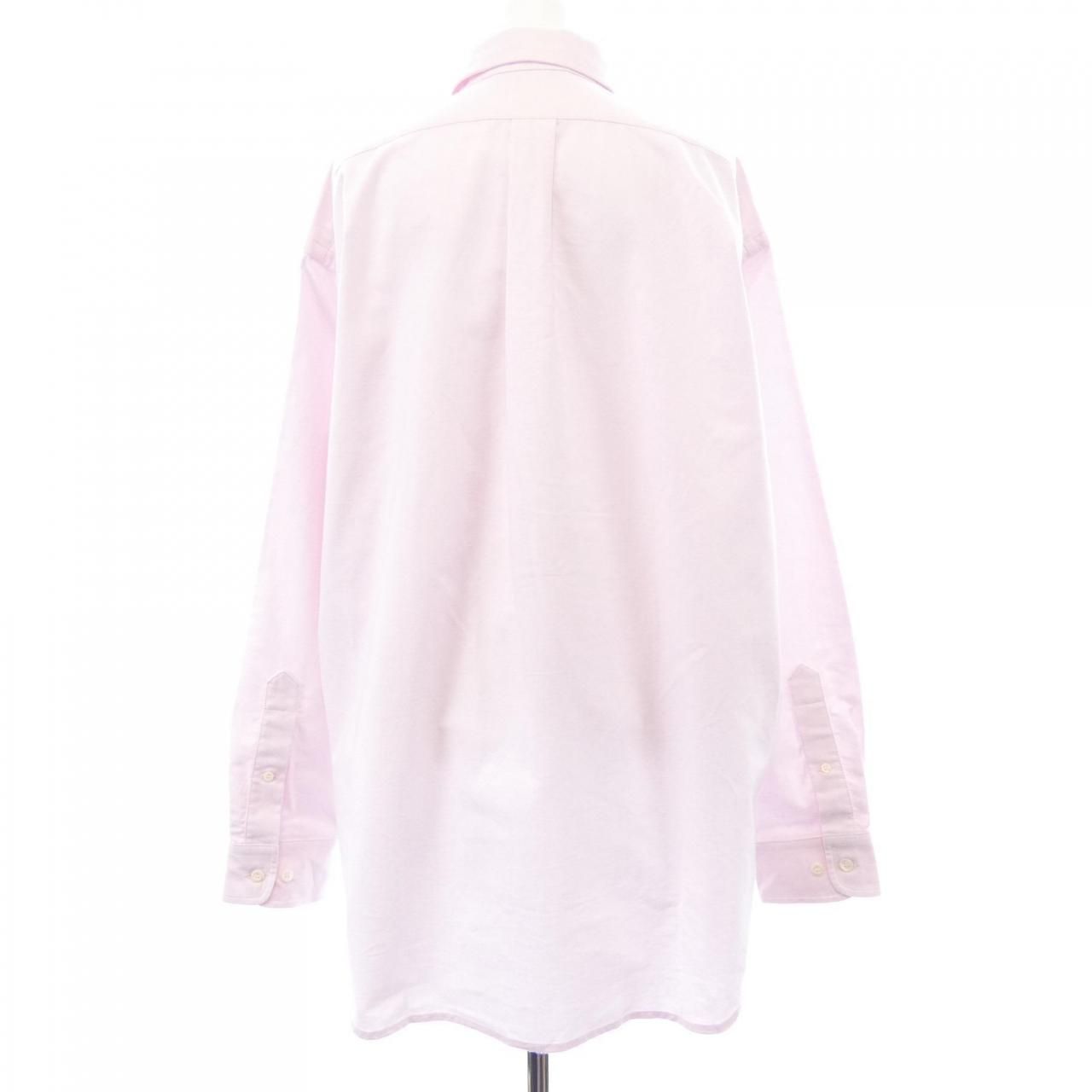 Prada Embroidered Oxford Cotton Shirt — view 2