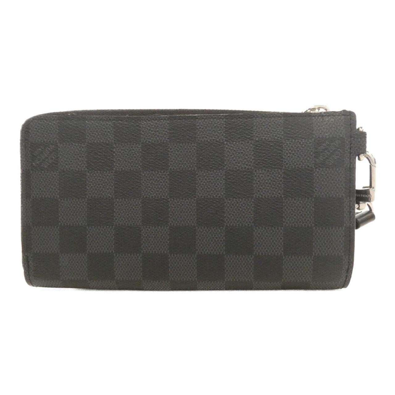 Louis Vuitton Damier Graphite Zippy Dragonne Wallet — view 2