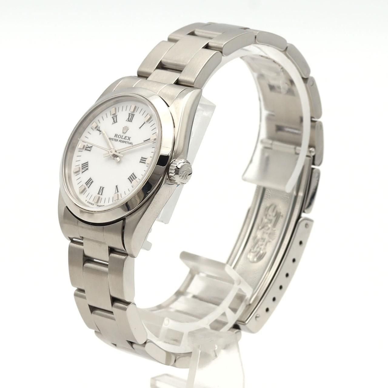 Rolex Oyster Perpetual SS Automatic Winding a Number Watch — view 4